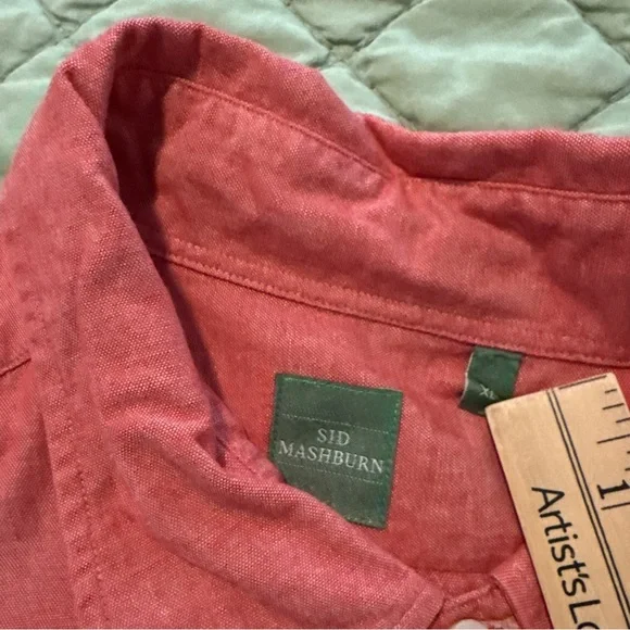 Sid Mashburn Red Button-Up Shirt - Picture 2 of 6